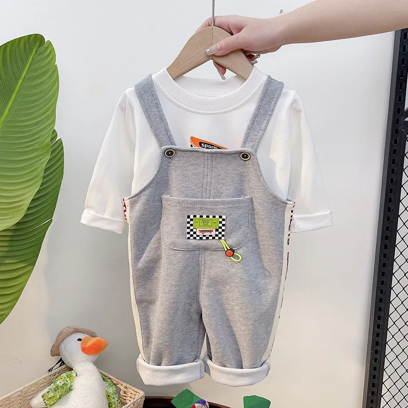 Baby Boys Casual Suit 2022 Spring Autumn Clothes Fashion Children's Print T-shirt+Rompers Pants 2pcs Sets for Toddler Girls
Baby Boys Casual Suit 2022 Spring Autumn Clothes Fashion Children's Print T-shirt+Rompers Pants 2pcs Sets for Toddler Girls
