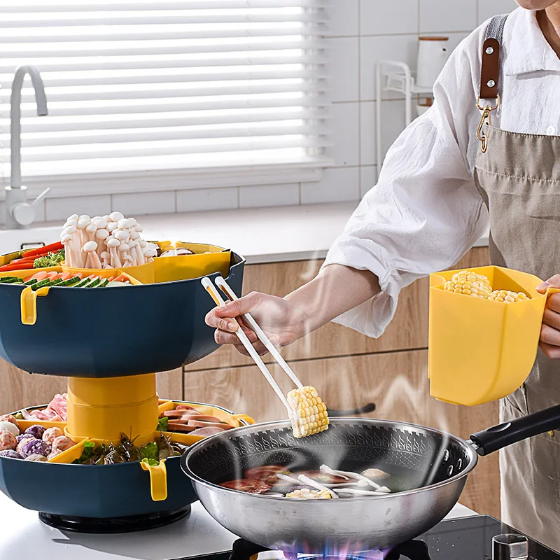 New Rotating Hot Pot Plate Multi-Function Multi-Grid Tray Vegetable And Fruit Pot Snack Kitchen Storage Tray Basket Tray
New Rotating Hot Pot Plate Multi-Function Multi-Grid Tray Vegetable And Fruit Pot Snack Kitchen Storage Tray Basket Tray