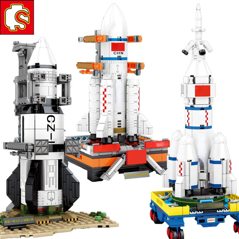 Senbao assembled building block model space series No.1, No.2, No.5 Long March carrier rocket space assembled building block toy
Senbao assembled building block model space series No.1, No.2, No.5 Long March carrier rocket space assembled building block toy