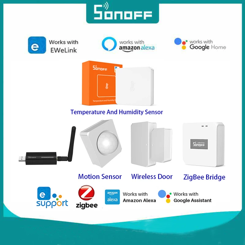 SONOFF ZigBee Temperature And Humidity Sensor / ZB Dongle-E E-WeLink Control Support Alexa Google Home SONOFF Bridge Pro
SONOFF ZigBee Temperature And Humidity Sensor / ZB Dongle-E E-WeLink Control Support Alexa Google Home SONOFF Bridge Pro