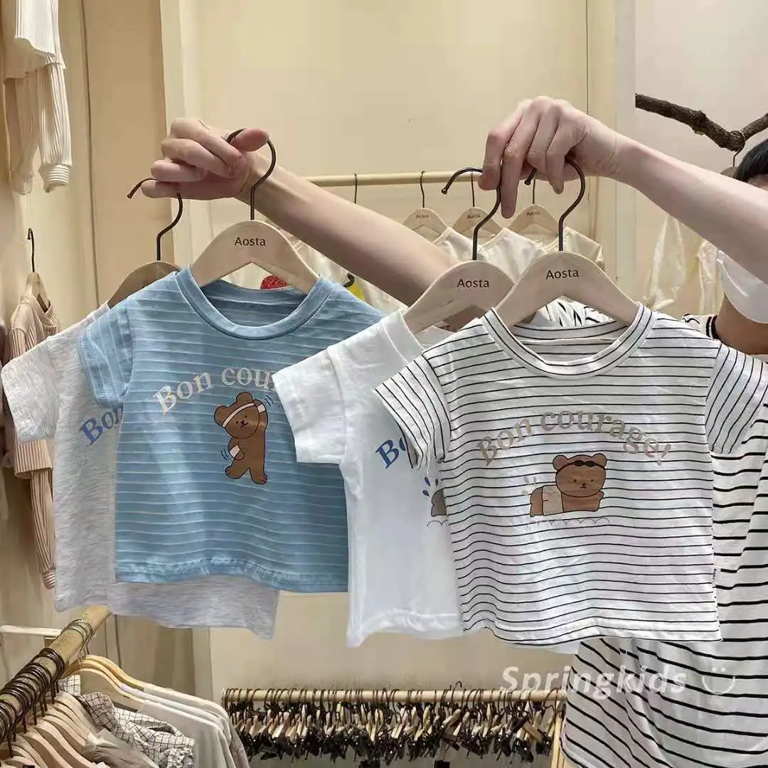 Toddler Cute T-shirts Girls And Boys Printed Short Sleeve Tees Casual Loose Thin Bottoming Shirt Babies Cartoon Crewneck Tops
Toddler Cute T-shirts Girls And Boys Printed Short Sleeve Tees Casual Loose Thin Bottoming Shirt Babies Cartoon Crewneck Tops