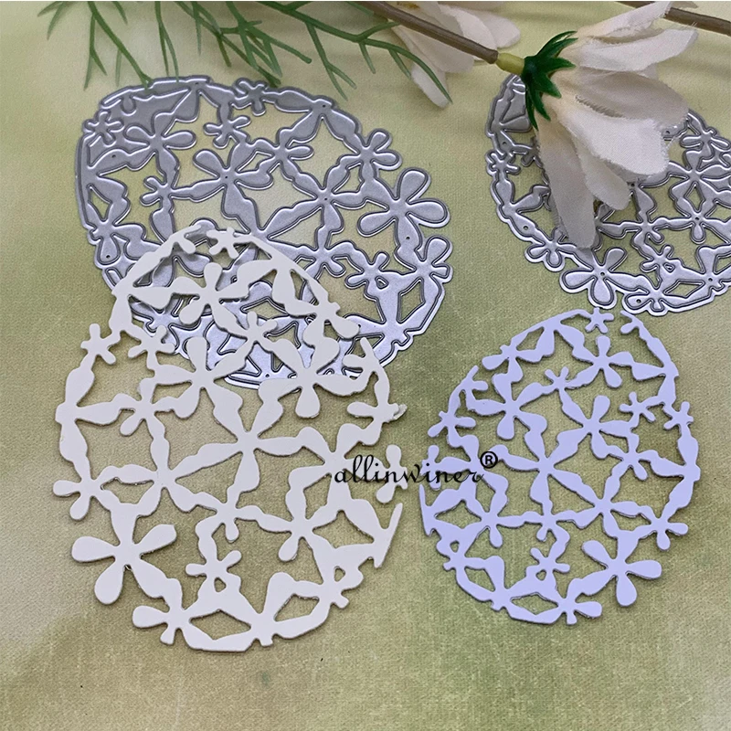 

Easter Flower Egg DIY Craft Metal Cutting Die Scrapbook Embossed Paper Card Album Craft Template Stencil Dies