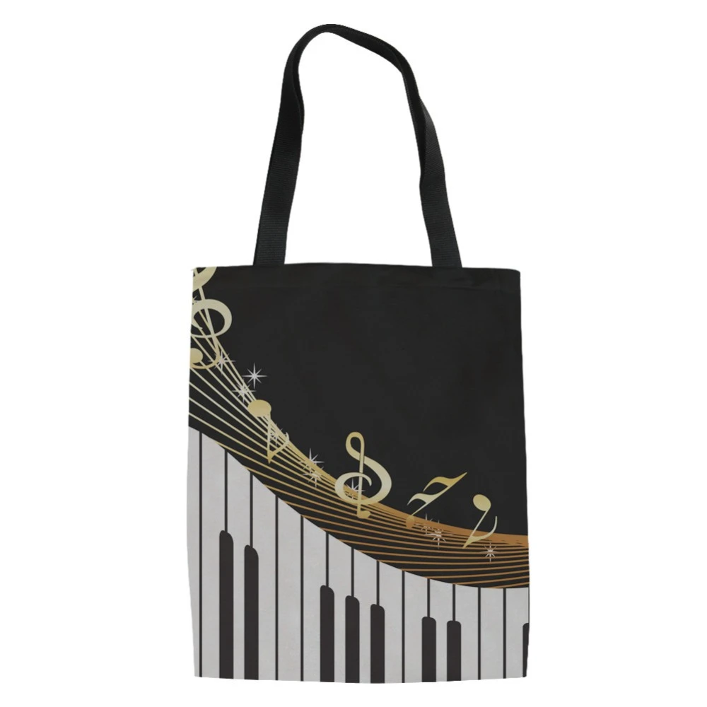 HOMDOW Music Note Pattern Women Eco-friendly Handbag Youth Girl Casual Canvas Top-handle Bag Shopping Beach Tote Bag
HOMDOW Music Note Pattern Women Eco-friendly Handbag Youth Girl Casual Canvas Top-handle Bag Shopping Beach Tote Bag