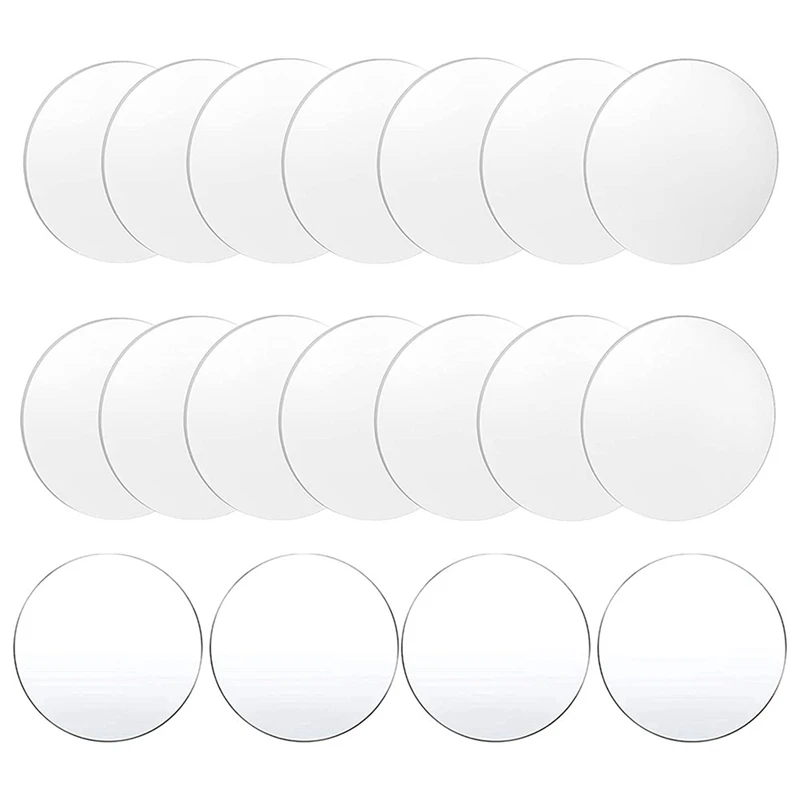 

36 Pcs Clear Acrylic Disc 4 Inch Circle Acrylic Sheet Thick Circle Acrylic Rounds Blanks Acrylic Panel For DIY Crafts