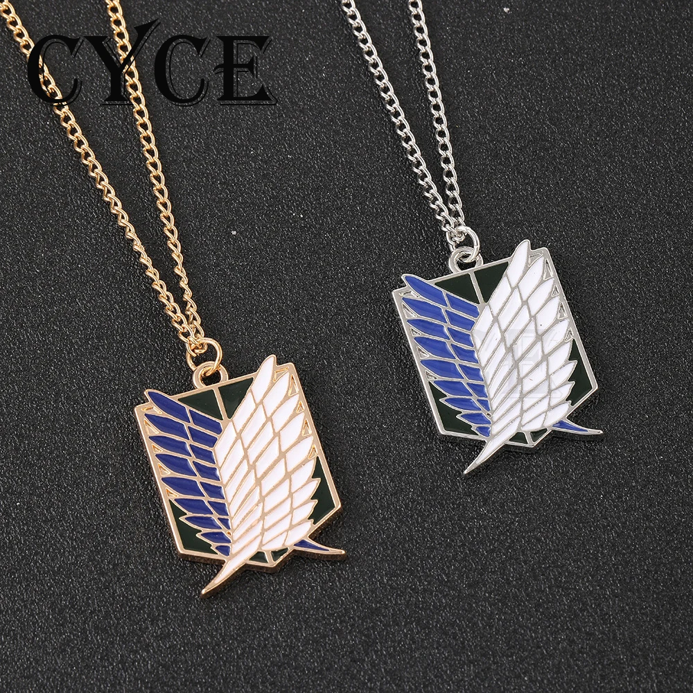 Attack On Titan Necklaces For Women Men Jewelry Wings Of Freedom Corps Logo Alloy Pendant Necklace Anime Peripherals Accessories
Attack On Titan Necklaces For Women Men Jewelry Wings Of Freedom Corps Logo Alloy Pendant Necklace Anime Peripherals Accessories