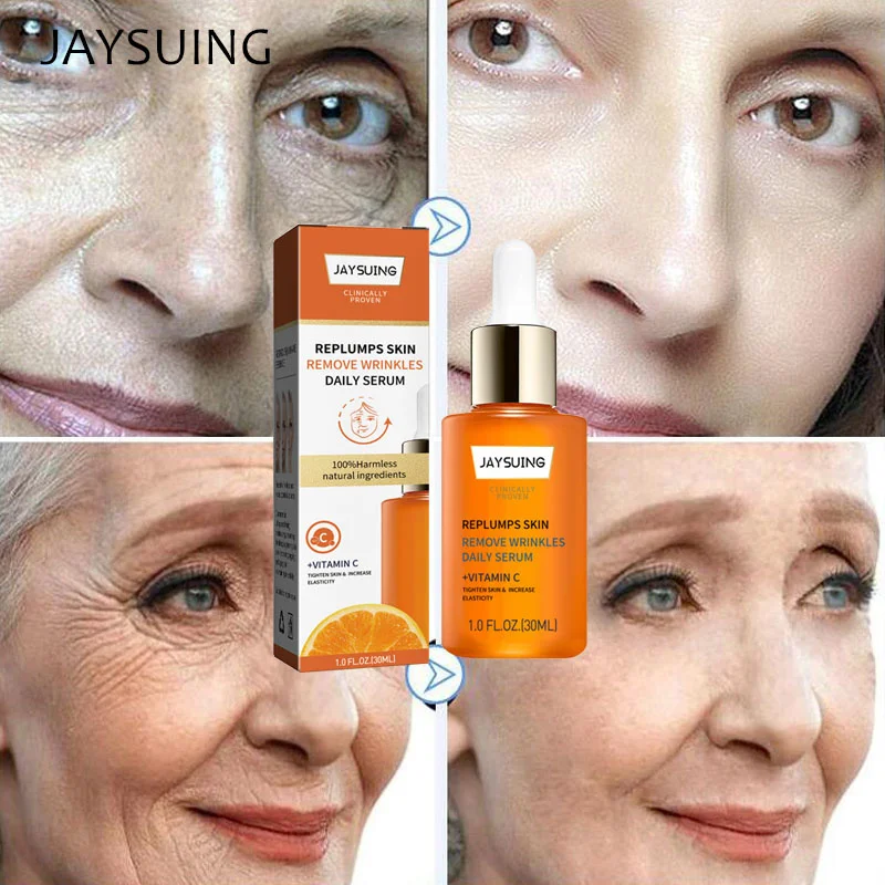 

Remove Wrinkles Face Serum Lifting Firming Fade Fine Lines Anti-aging Vitamin C Brighten Skin Lighten Spots Facial Essence