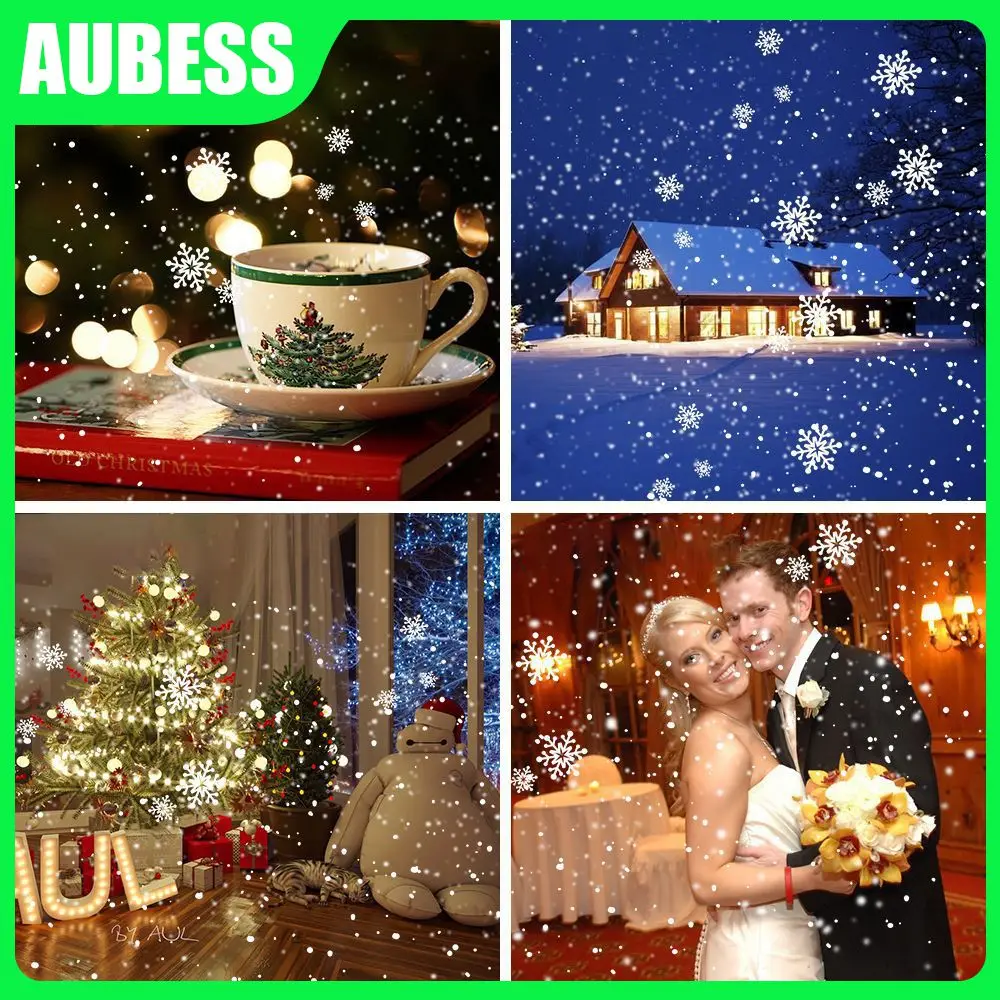 2pcs Christmas Snowfall Projector Lights Moving Snow Lights Indoor Outdoor For Christmas Halloween Party Home Garden Decoration
2pcs Christmas Snowfall Projector Lights Moving Snow Lights Indoor Outdoor For Christmas Halloween Party Home Garden Decoration