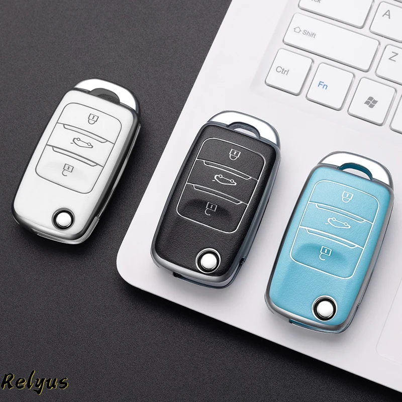 Fashion TPU Car Flip Key Case Cover Protector for Changan CS75 Eado CS35 Raeton V3 V5 V7 CS15 3 Buttons Keyless Auto Accessories
Fashion TPU Car Flip Key Case Cover Protector for Changan CS75 Eado CS35 Raeton V3 V5 V7 CS15 3 Buttons Keyless Auto Accessories