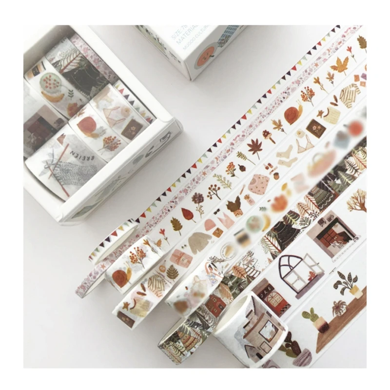 8Pcs/Pack Washi Tapes Art Masking Tape Scrapbooking Stickers Gift Set for Girls 85DD
8Pcs/Pack Washi Tapes Art Masking Tape Scrapbooking Stickers Gift Set for Girls 85DD