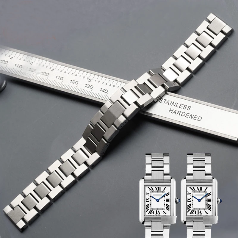 Ремешок для часов для мужчин и женщин, браслет из нержавеющей стали для корпуса Картье, соло, Лондонский браслет, 18 мм 20 мм 22 мм
Ремешок для часов для мужчин и женщин, браслет из нержавеющей стали для корпуса Картье, соло, Лондонский браслет, 18 мм 20 мм 22 мм