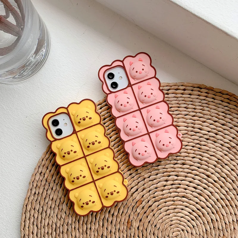 Soft Silicone Cute Bear Relive Stress Case For iphone 13 12 11 Mini Pro Max X XR XS Max Pop Fidget Toys Push Back Cover
Soft Silicone Cute Bear Relive Stress Case For iphone 13 12 11 Mini Pro Max X XR XS Max Pop Fidget Toys Push Back Cover