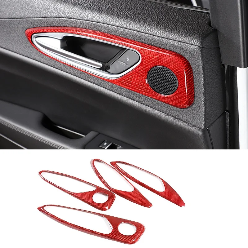 4 Pcs Real Carbon Fiber Car Door Inner Handle Cover Trims Modification Accessories For Alfa Giulia
4 Pcs Real Carbon Fiber Car Door Inner Handle Cover Trims Modification Accessories For Alfa Giulia
