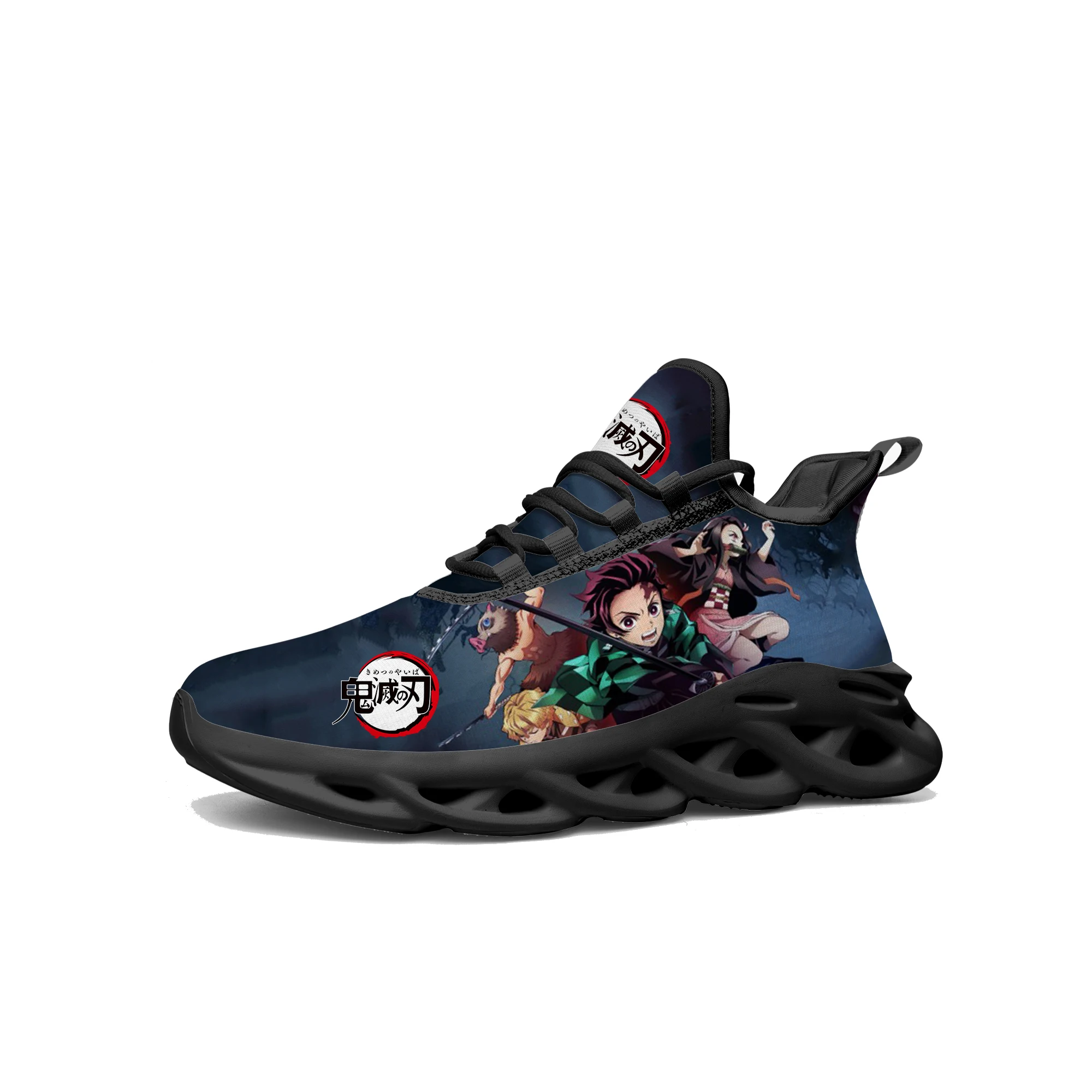Demon Slayer Flats Sneakers Mens Womens Teenager Sports Running Shoes High Quality Kimetsu No Yaiba Custom Lace Up Mesh Footwear
Demon Slayer Flats Sneakers Mens Womens Teenager Sports Running Shoes High Quality Kimetsu No Yaiba Custom Lace Up Mesh Footwear