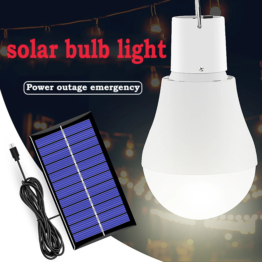 10W Portable LED Solar Lamp Charged Solar Energy Light Panel Powered Emergency Bulb for DIY Outdoor Garden Camping Tent Fishing
10W Portable LED Solar Lamp Charged Solar Energy Light Panel Powered Emergency Bulb for DIY Outdoor Garden Camping Tent Fishing