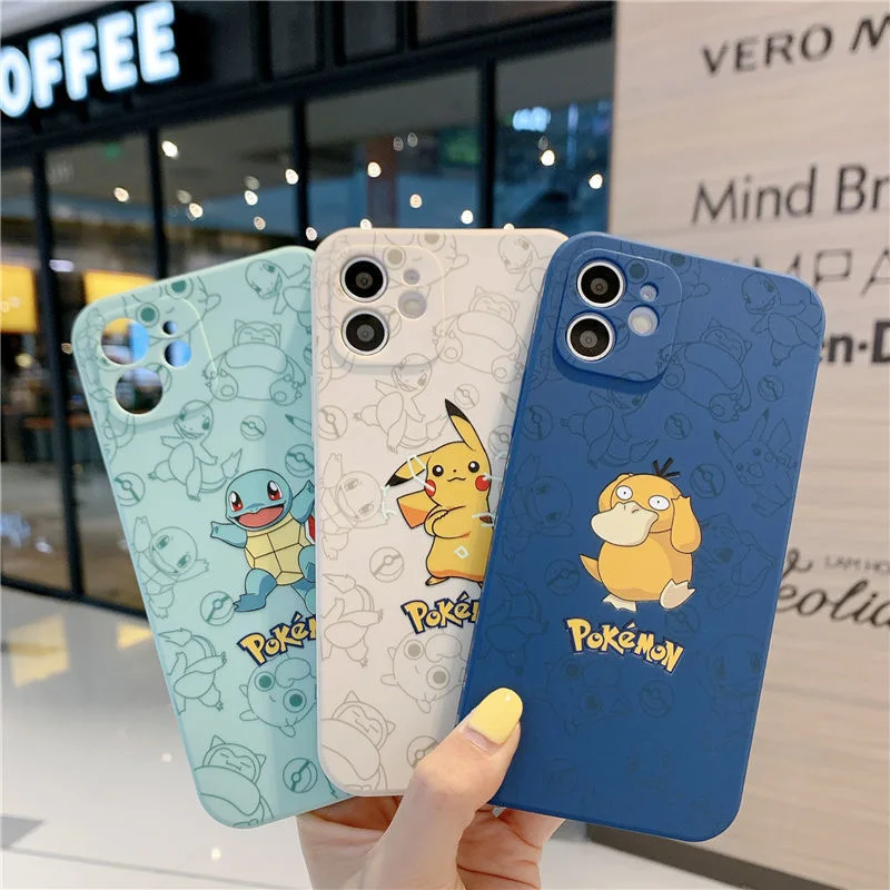 cartoon Pikachu Squirtle Psyduck Straight Edge Design Phone Cases For iPhone 13 12 11 Pro Max Mini XR XS MAX 8 X 7 Back Cover
cartoon Pikachu Squirtle Psyduck Straight Edge Design Phone Cases For iPhone 13 12 11 Pro Max Mini XR XS MAX 8 X 7 Back Cover