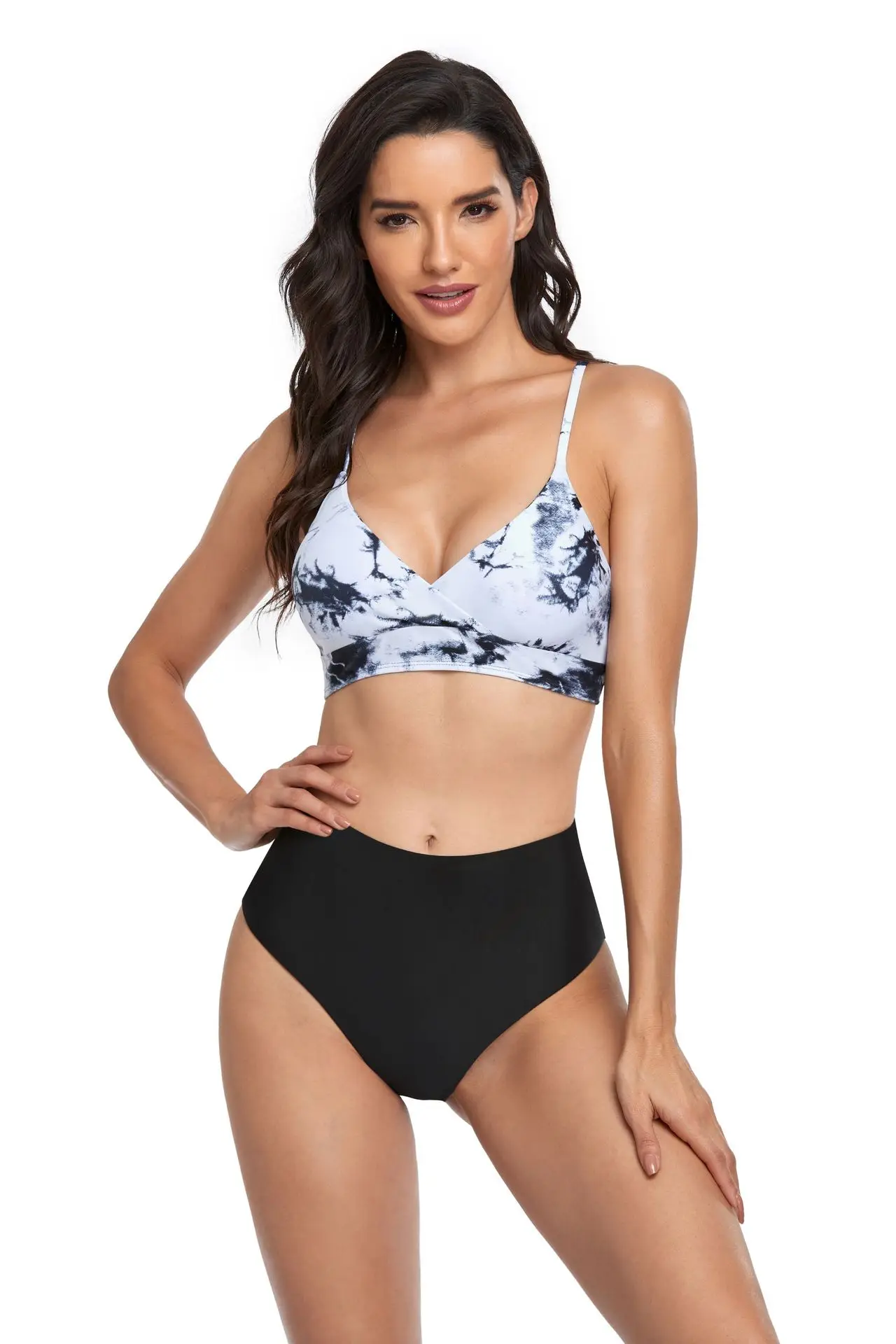 New Split Bikini Swimsuit High Waist Tie Dye Printed European Beauty Sexy Bikini Foreign Trade Swimwear
New Split Bikini Swimsuit High Waist Tie Dye Printed European Beauty Sexy Bikini Foreign Trade Swimwear