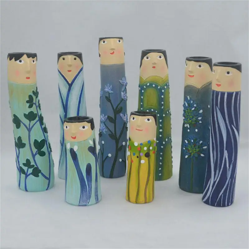Modern Home Furnishings Furnishings Resin Crafts Handmade Dry Flower Pot Bohemian Family Bohemian Family Face Vases New Popular
Modern Home Furnishings Furnishings Resin Crafts Handmade Dry Flower Pot Bohemian Family Bohemian Family Face Vases New Popular
