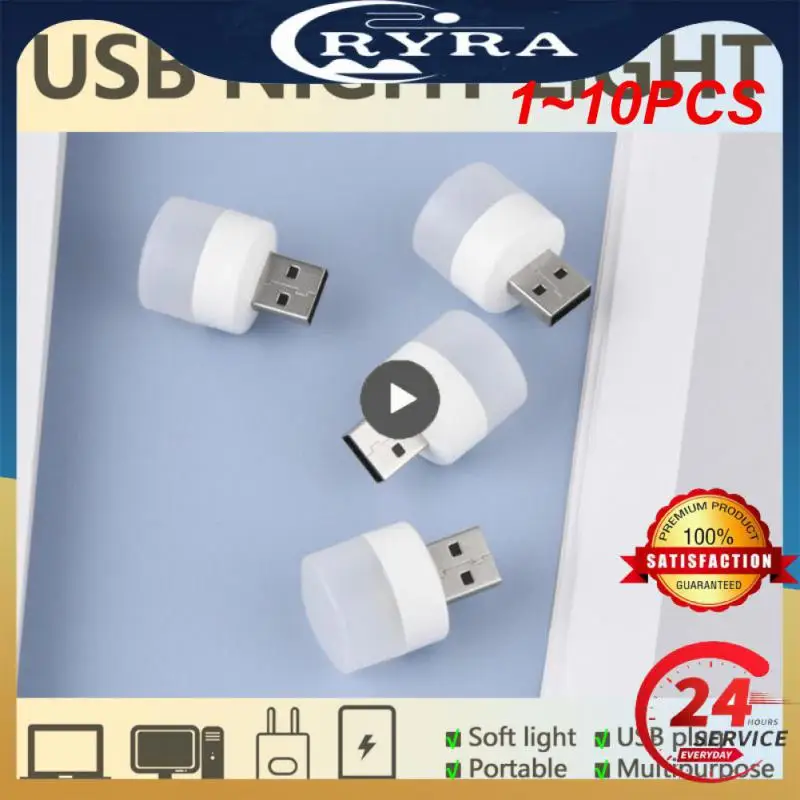 1~10PCS Mini USB Plug Lamp 5V 1W Super Bright Eye Protection Book Light Computer Mobile Power Charging USB Small LED Night Light
1~10PCS Mini USB Plug Lamp 5V 1W Super Bright Eye Protection Book Light Computer Mobile Power Charging USB Small LED Night Light