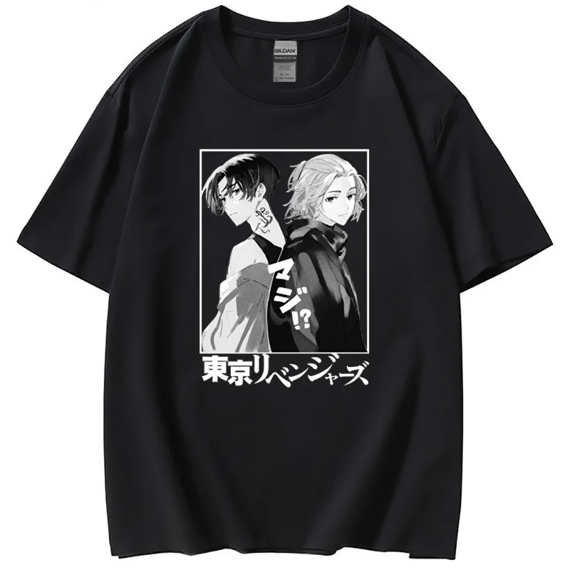 Cotton Short sleeved Tokyo Revengers Loose fitting men's and women's short sleeved T-shirt
Cotton Short sleeved Tokyo Revengers Loose fitting men's and women's short sleeved T-shirt