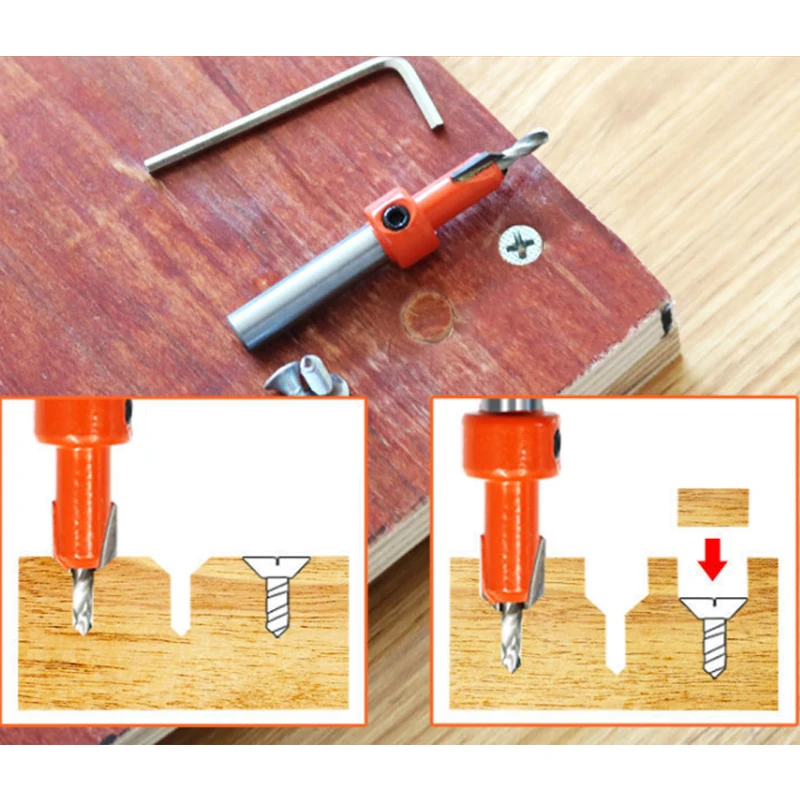 10 Size Woodworking Taper Hole Screw Mount Drill Bit Hole Opener For Home Renovation Team Pneumatic Tool Spare Parts
10 Size Woodworking Taper Hole Screw Mount Drill Bit Hole Opener For Home Renovation Team Pneumatic Tool Spare Parts