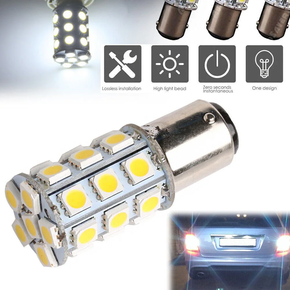 1Pcs White 27-SMD BA15D Cabin Marine Boat LED Inner Lights Bulbs 1004 1076 1142 6000K Boat Light; Marine Light; Interior Light
1Pcs White 27-SMD BA15D Cabin Marine Boat LED Inner Lights Bulbs 1004 1076 1142 6000K Boat Light; Marine Light; Interior Light