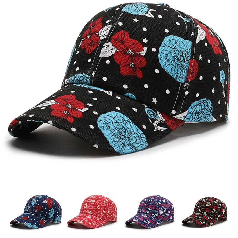 Flower Baseball Cap Women Cotton Sun Hat Hip Hop Hat Floral Print Baseball Cap Strapback Cap Sports Unisex Cap
Flower Baseball Cap Women Cotton Sun Hat Hip Hop Hat Floral Print Baseball Cap Strapback Cap Sports Unisex Cap