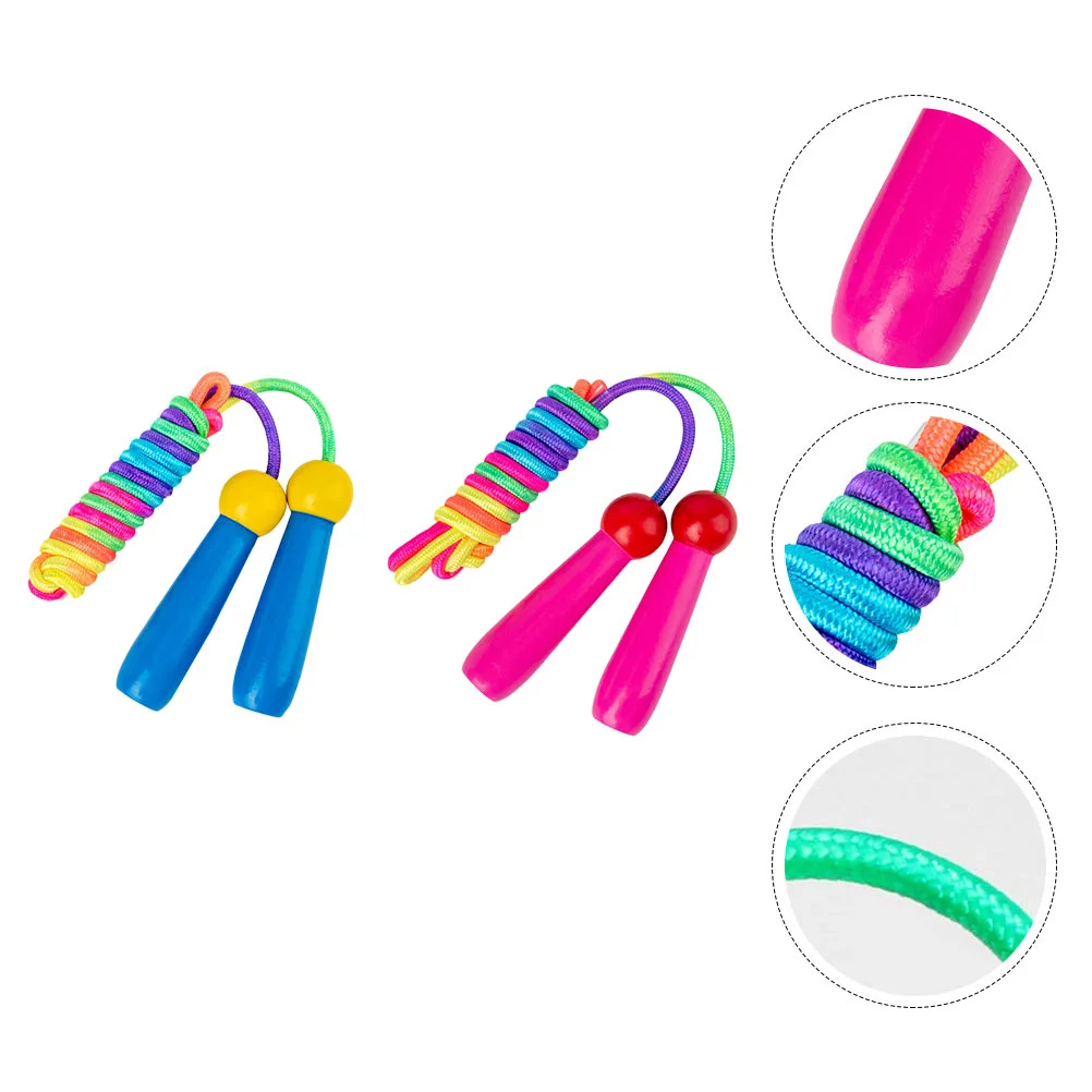 Rope Kids Jump Skipping Adjustable Fitness Student Ropes Beginners Jumping Cotton Braided Equipment Party Favor Outdoor Workout
Rope Kids Jump Skipping Adjustable Fitness Student Ropes Beginners Jumping Cotton Braided Equipment Party Favor Outdoor Workout