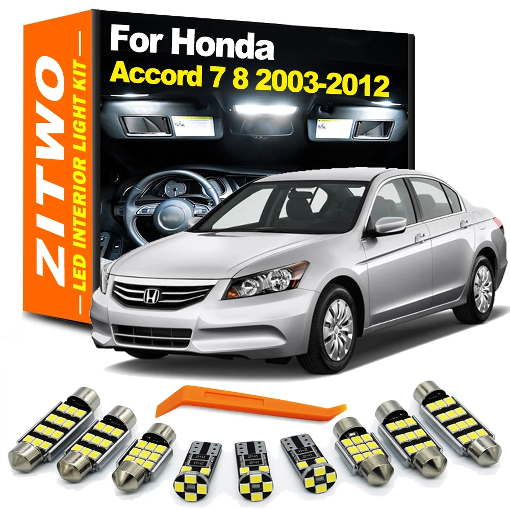 ZITWO 15Pcs LED Interior Dome Light Sunvisor Lamp Kit For Honda Accord 7 8 7th 8th 2003- 2006 2007 2008 - 2011 2012 Accessories
ZITWO 15Pcs LED Interior Dome Light Sunvisor Lamp Kit For Honda Accord 7 8 7th 8th 2003- 2006 2007 2008 - 2011 2012 Accessories