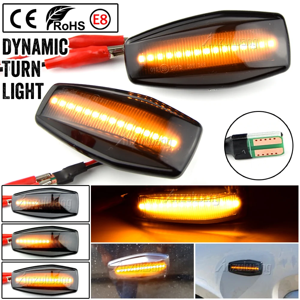 2pcs For Hyundai Flowing Water Indicator LED Side Marker Turn Signal Light For Elantra Getz Sonata XG Terracan Tucson i10 Coupe
2pcs For Hyundai Flowing Water Indicator LED Side Marker Turn Signal Light For Elantra Getz Sonata XG Terracan Tucson i10 Coupe