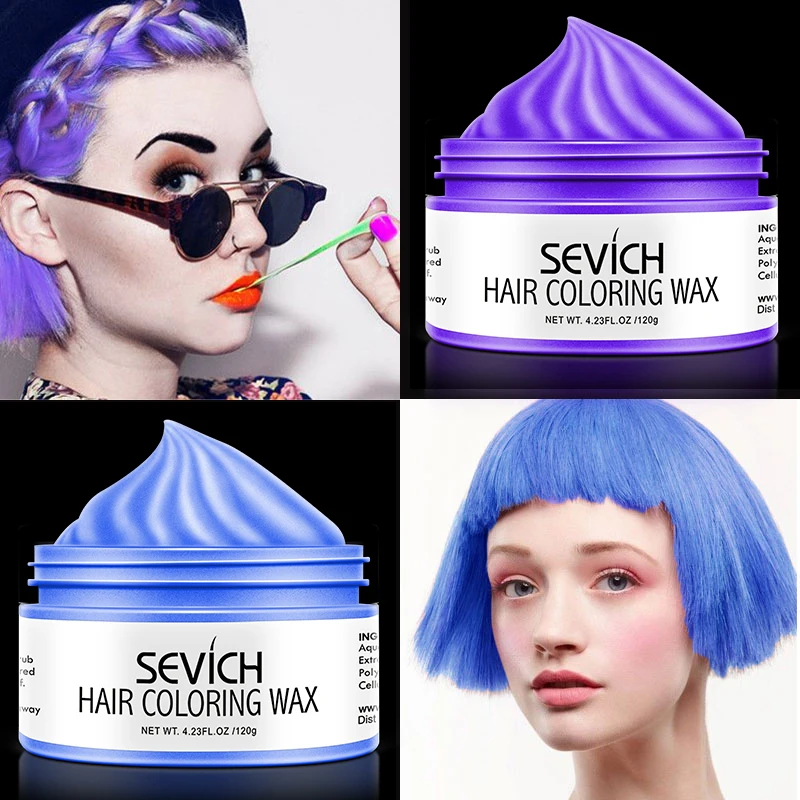 Sevich Hair Color Wax 10 Colors One-Time Dye Cream Fashion Styling Pomade Natural Hair Coloring Disposable Hair Dye Unisex 120g
Sevich Hair Color Wax 10 Colors One-Time Dye Cream Fashion Styling Pomade Natural Hair Coloring Disposable Hair Dye Unisex 120g