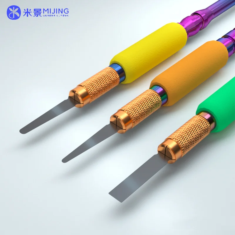 Mijing 3 IN 1 Mobile Phone CPU Disassemble Knife For iPhone NAND CHIP IC Remove Glue
Mijing 3 IN 1 Mobile Phone CPU Disassemble Knife For iPhone NAND CHIP IC Remove Glue
