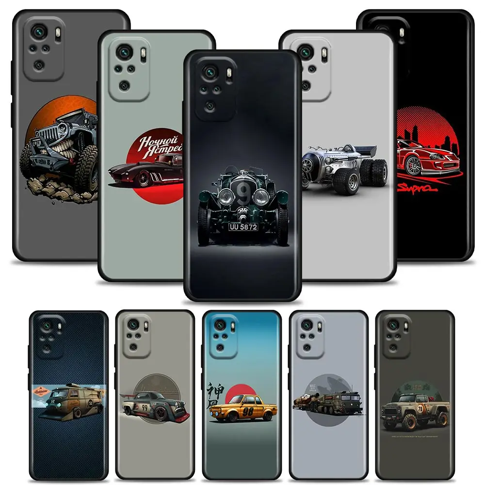 Phone Case for Redmi 10 9 9A 9C 9i Case K20 K30 K40 Plus Note 10 11 Pro Soft Silicone Cover Cute Cartoon Vintage Cars JDM
Phone Case for Redmi 10 9 9A 9C 9i Case K20 K30 K40 Plus Note 10 11 Pro Soft Silicone Cover Cute Cartoon Vintage Cars JDM