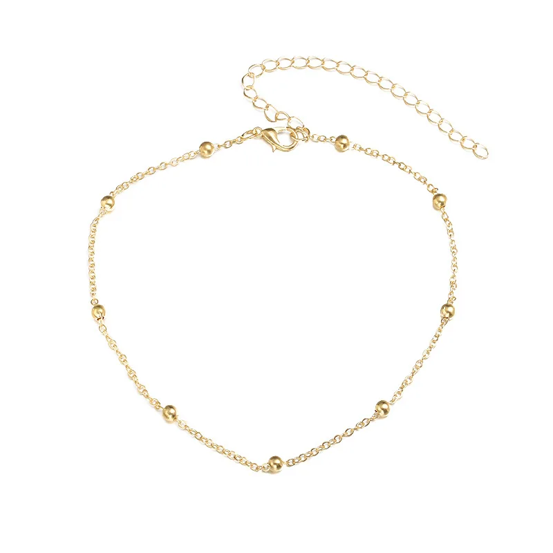 Minimalist Round Beads Charm Necklace For Women Trendy Simple Gold Silver Color Chain Choker Fashion Jewelry Couple Necklace
Minimalist Round Beads Charm Necklace For Women Trendy Simple Gold Silver Color Chain Choker Fashion Jewelry Couple Necklace