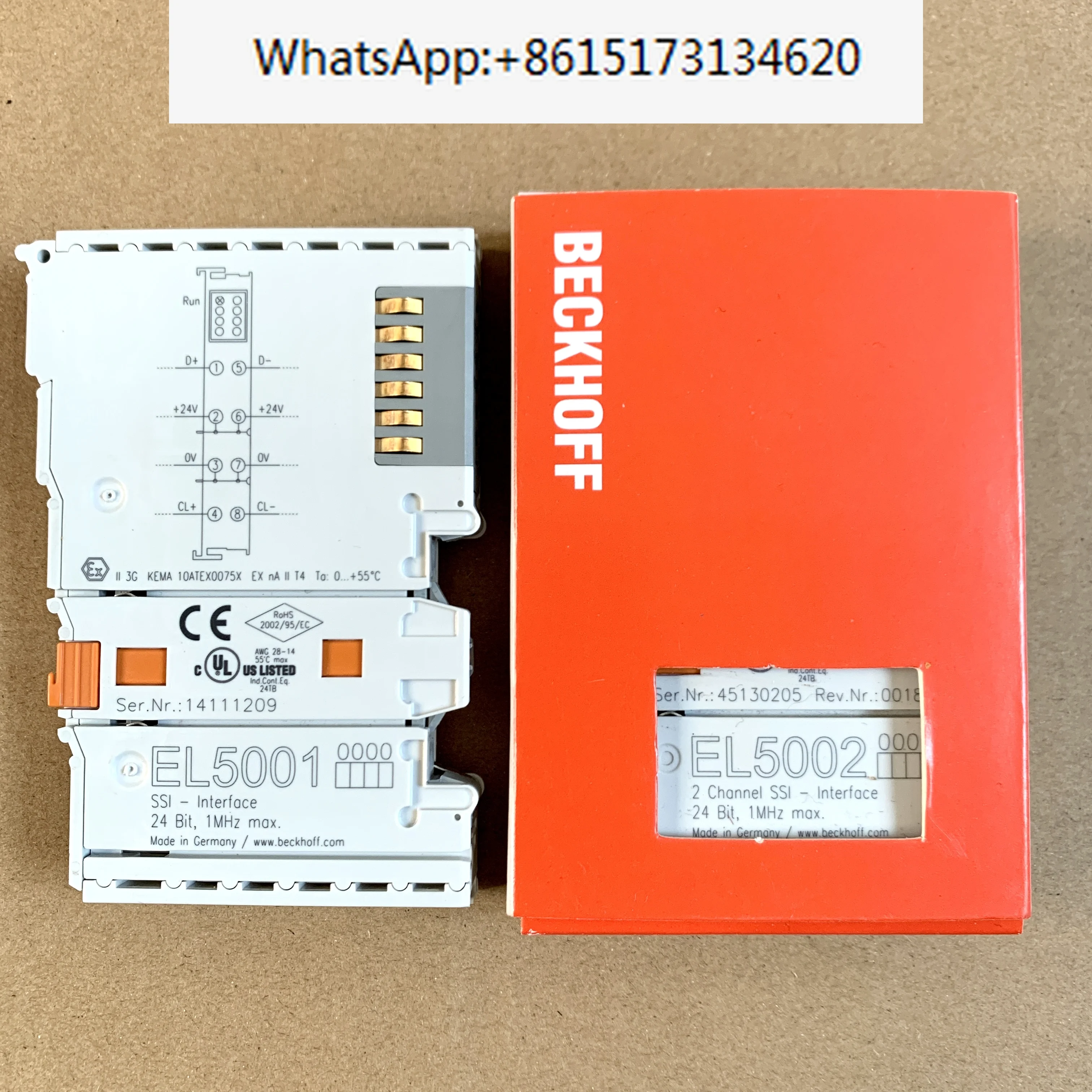 Brand New Original BECKHOFF Module EL4004 EL5001 EL5101 EL1904 EL3062 EL3064 EL1008 EL2008 EL4001 EL4004 EL4008 KL3204
Brand New Original BECKHOFF Module EL4004 EL5001 EL5101 EL1904 EL3062 EL3064 EL1008 EL2008 EL4001 EL4004 EL4008 KL3204