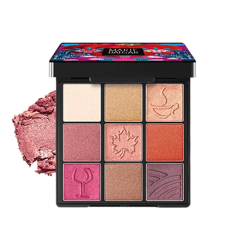 CY MARIE DALGAR Jiugongge Nine-Color Eye Shadow Plate Pearlescent Highlight Glitter Earth Color
CY MARIE DALGAR Jiugongge Nine-Color Eye Shadow Plate Pearlescent Highlight Glitter Earth Color