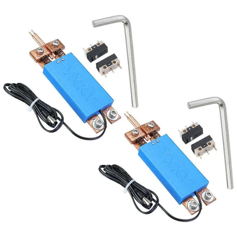 2Sets Spot Welding Machine 12V Portable Handheld DIY Spot Welders Pen Mini 18650 Battery Welder Pen Tool
2Sets Spot Welding Machine 12V Portable Handheld DIY Spot Welders Pen Mini 18650 Battery Welder Pen Tool