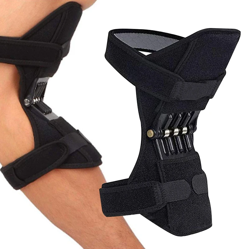 Binecer Knee Brace Strong Spring Knee Pad Support Bandage with Adjustable Belt Joint Support Booster Knee Sleeve for Running
Binecer Knee Brace Strong Spring Knee Pad Support Bandage with Adjustable Belt Joint Support Booster Knee Sleeve for Running