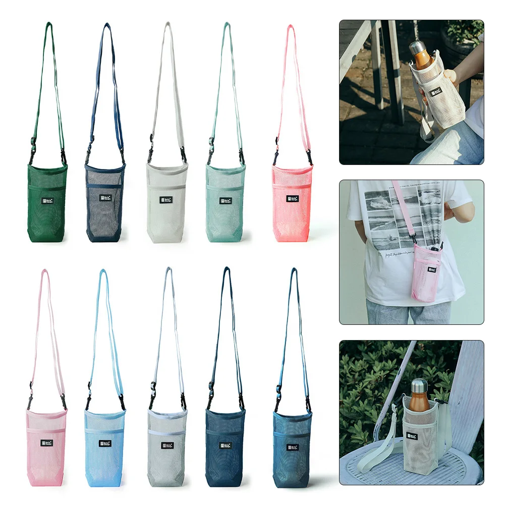 Mobile Phone Bag With Strap Mesh Cup Pouch Portable Sport Water Bottle Cover Cup Sleeve 20*9*9CM Multi-color Bags Camping Parts
Mobile Phone Bag With Strap Mesh Cup Pouch Portable Sport Water Bottle Cover Cup Sleeve 20*9*9CM Multi-color Bags Camping Parts