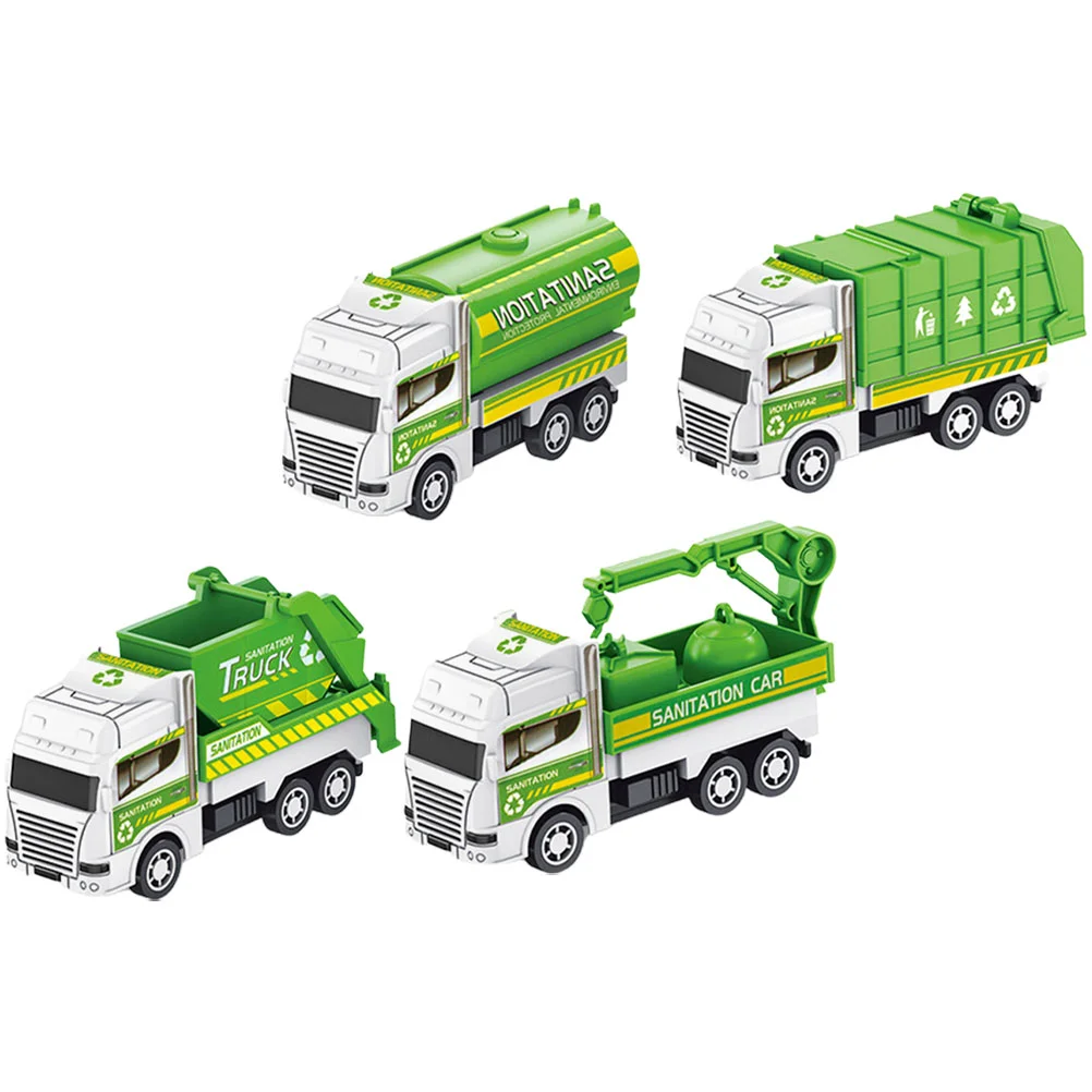 4 Pcs Mini Toys Kids Sanitation Truck Car Model Boys Children Gift Vehicles Toddlers Garbage Trucks Friction-power
4 Pcs Mini Toys Kids Sanitation Truck Car Model Boys Children Gift Vehicles Toddlers Garbage Trucks Friction-power