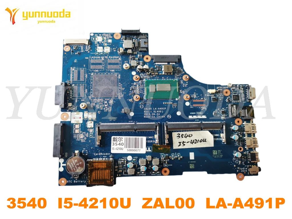 Оригинальная материнская плата для ноутбука DELL 3540, стандартная деталь 3540, проверенная, хорошая Бесплатная доставка
Оригинальная материнская плата для ноутбука DELL 3540, стандартная деталь 3540, проверенная, хорошая Бесплатная доставка