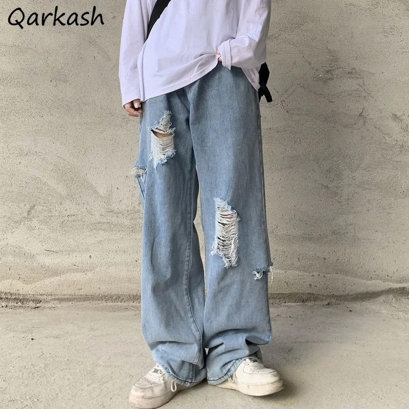 Jeans Women Oversized Baggy College Korean Style All-match Fashion Streetwear Female Spring Wide Leg Trousers Denim Hole Casual
Jeans Women Oversized Baggy College Korean Style All-match Fashion Streetwear Female Spring Wide Leg Trousers Denim Hole Casual