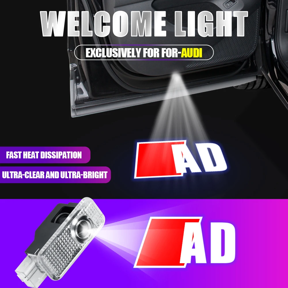 2pcs Car Door Logos Welcome Light Projector Laser ELD Lamp Auto Accessories For Audi S LINE A3 8p A4 B8 B7 B6 B9 A5 A6 C6 C7 8v
2pcs Car Door Logos Welcome Light Projector Laser ELD Lamp Auto Accessories For Audi S LINE A3 8p A4 B8 B7 B6 B9 A5 A6 C6 C7 8v