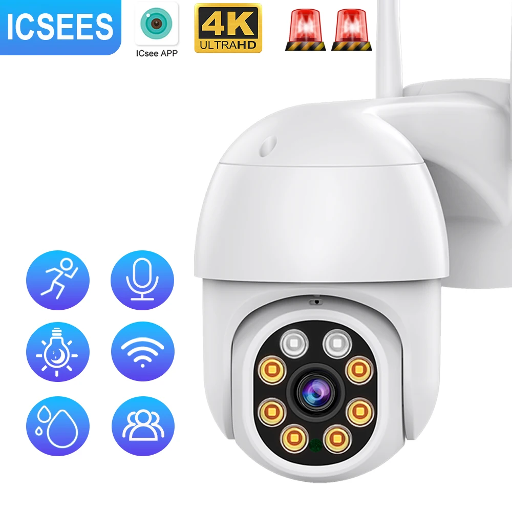 PTZ WIFI IP Camera 4K CCTV Surveillance Security Camera Wireless Night Full Color Human Tracking 5X Digital Zoom Support P2P NVR
PTZ WIFI IP Camera 4K CCTV Surveillance Security Camera Wireless Night Full Color Human Tracking 5X Digital Zoom Support P2P NVR