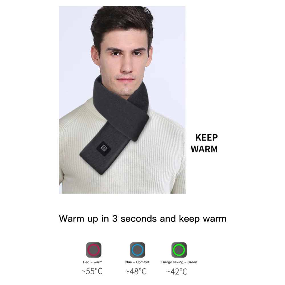 Heating Scarf Blankets Temperature Control Usb Rechargeable Scarves Cervical Scarf Heated Neck Warmer Camping Hiking Scarves
Heating Scarf Blankets Temperature Control Usb Rechargeable Scarves Cervical Scarf Heated Neck Warmer Camping Hiking Scarves