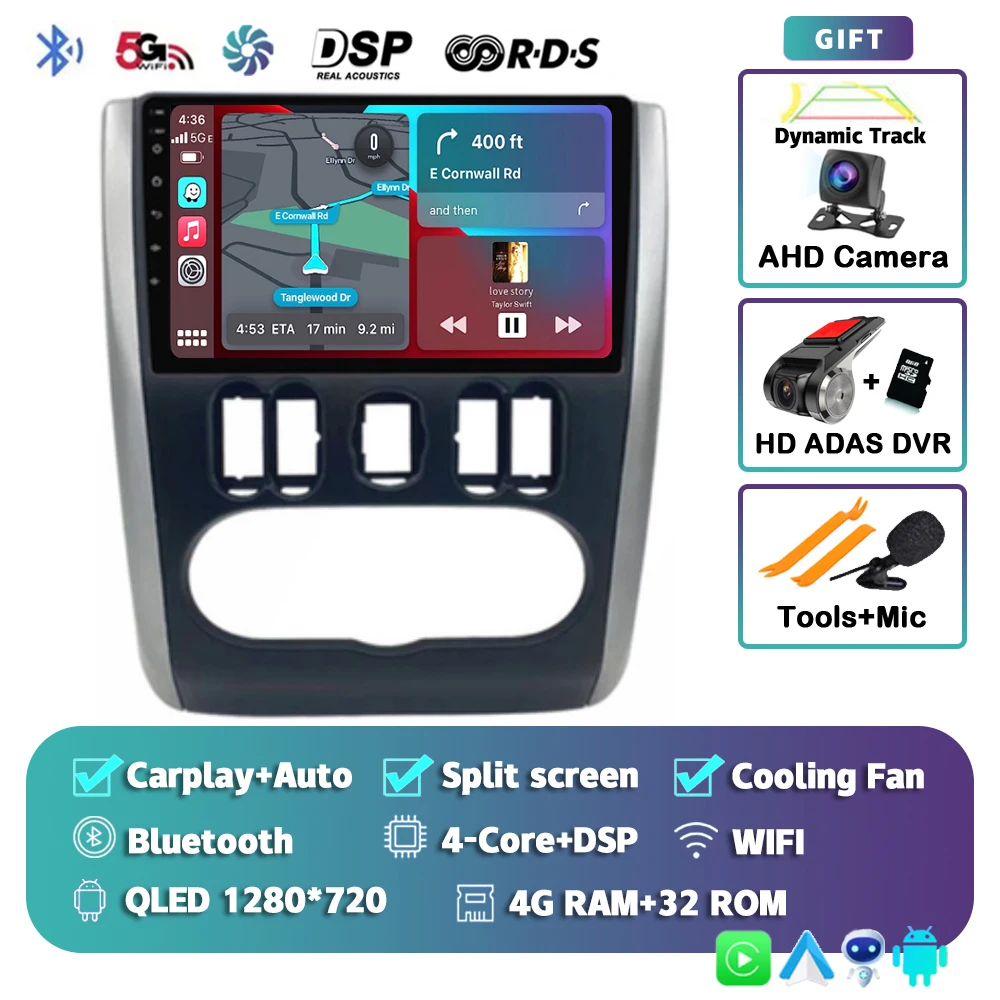 Автомагнитола Carplay для Nissan Almera 2012, 2013, 2014, 2016, 2017, 2018, 2019, Android 14, мультимедийный плеер, стерео, Wi-Fi + 4G DSP
Автомагнитола Carplay для Nissan Almera 2012, 2013, 2014, 2016, 2017, 2018, 2019, Android 14, мультимедийный плеер, стерео, Wi-Fi + 4G DSP