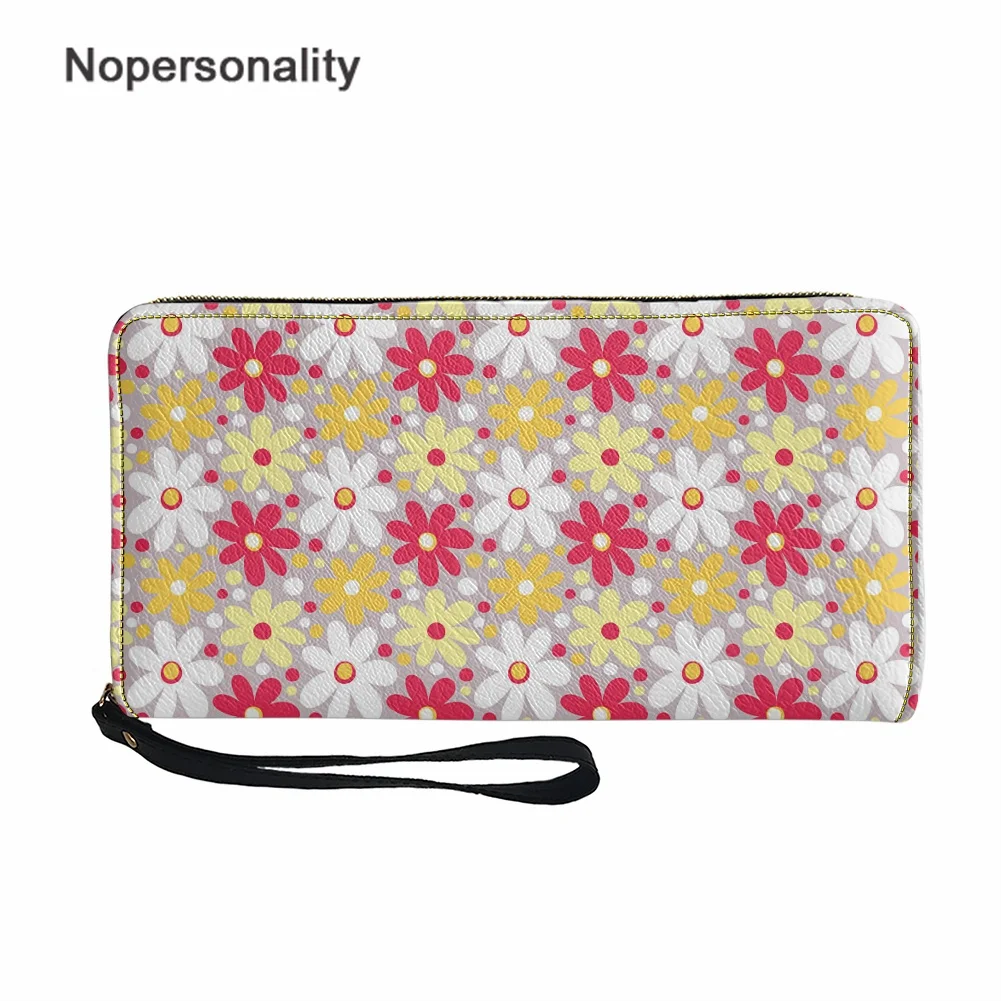 Nopersonality Women's Purses Colorful Daisy Flowers Design Coin Wallet Luxury Lady Credit Card Clutch with Wristlets Moneybag
Nopersonality Women's Purses Colorful Daisy Flowers Design Coin Wallet Luxury Lady Credit Card Clutch with Wristlets Moneybag