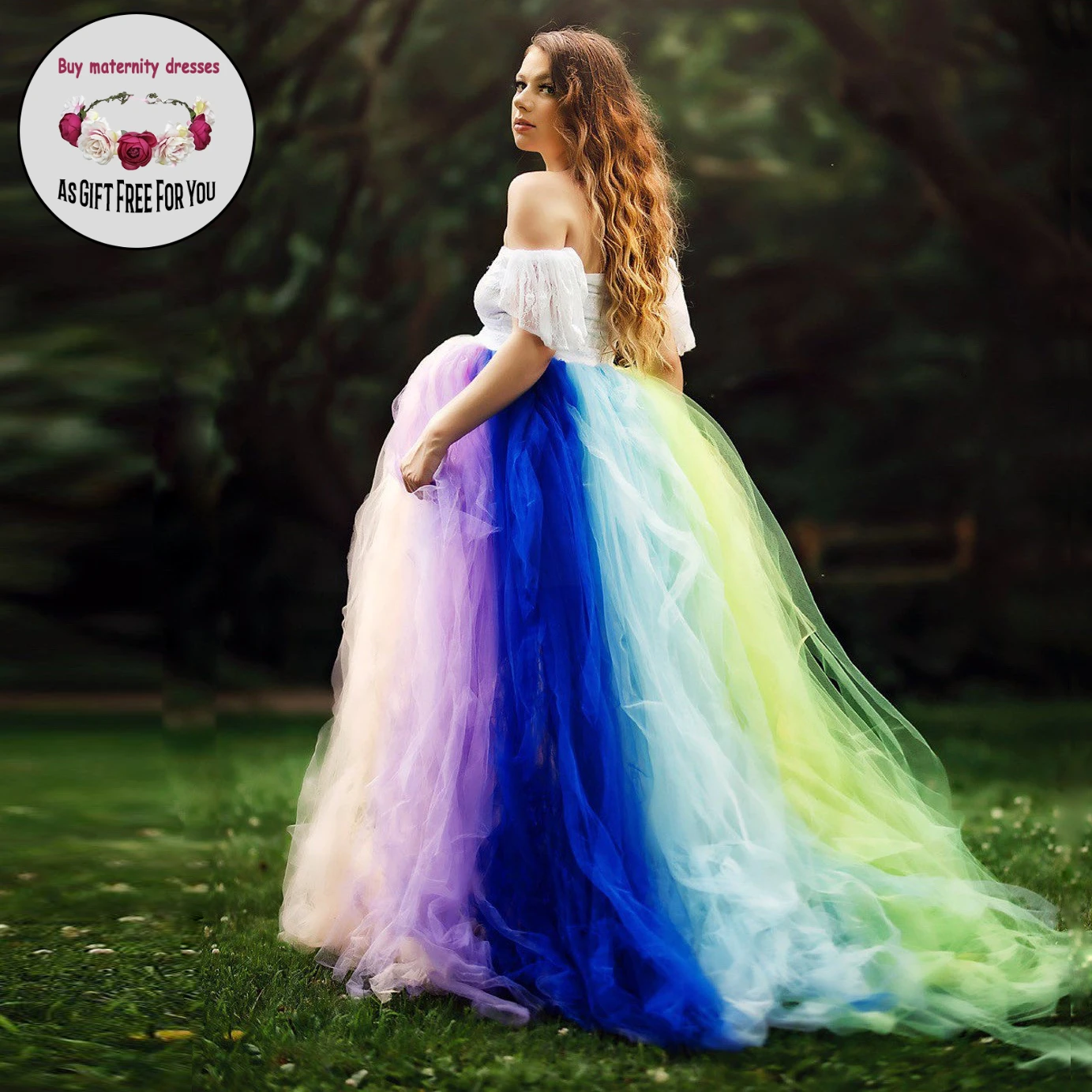 Women Fashion Split Maternity Dress Off Shoulder Tulle Long Maternity Photography Pregnancy Dress Nursing Maxi Gown
Women Fashion Split Maternity Dress Off Shoulder Tulle Long Maternity Photography Pregnancy Dress Nursing Maxi Gown