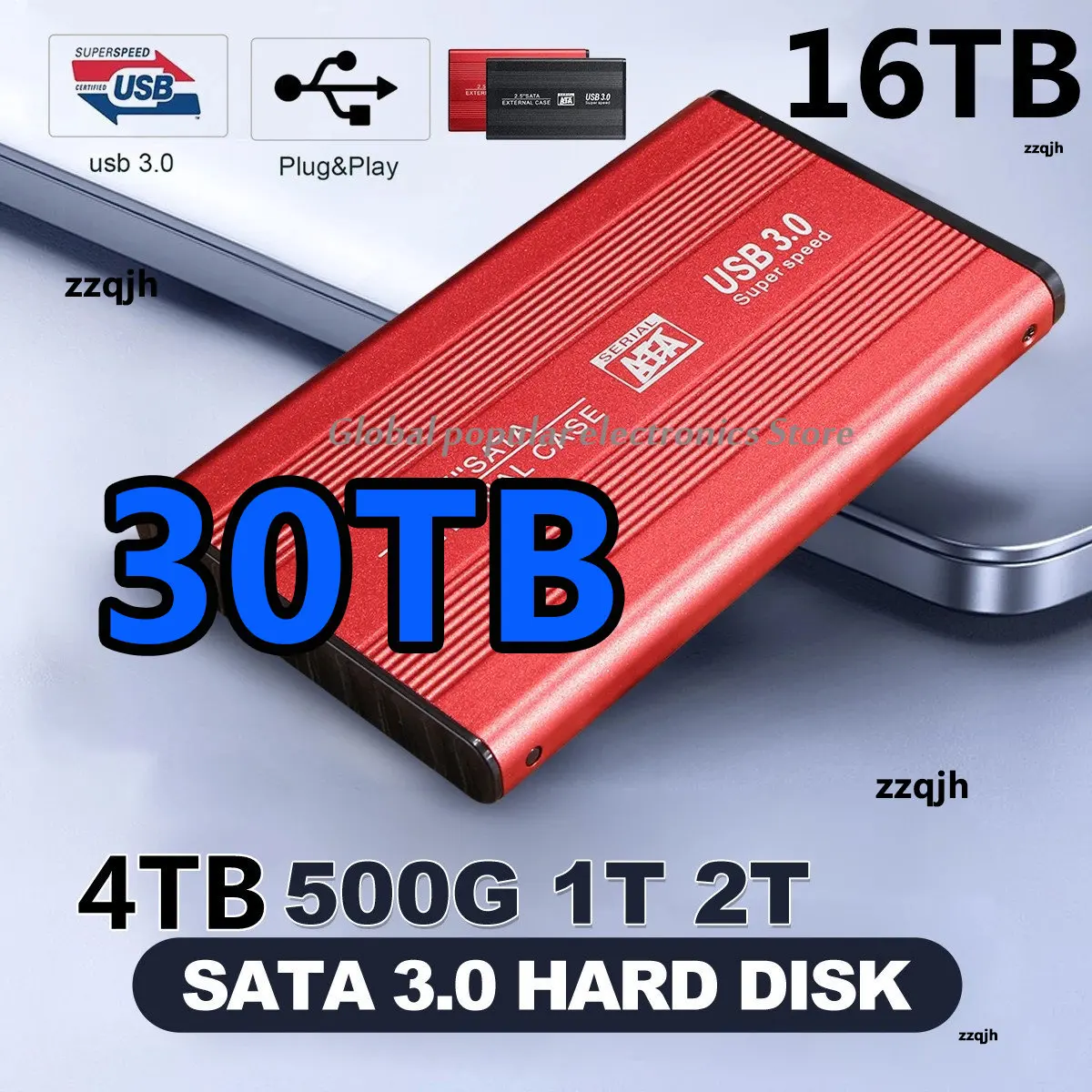 128TB High Speed Storage Device Original HDD Computer Portable Mobile SSD External Hard Drive USB 3.0 TYPE-C Solid State Drive
128TB High Speed Storage Device Original HDD Computer Portable Mobile SSD External Hard Drive USB 3.0 TYPE-C Solid State Drive