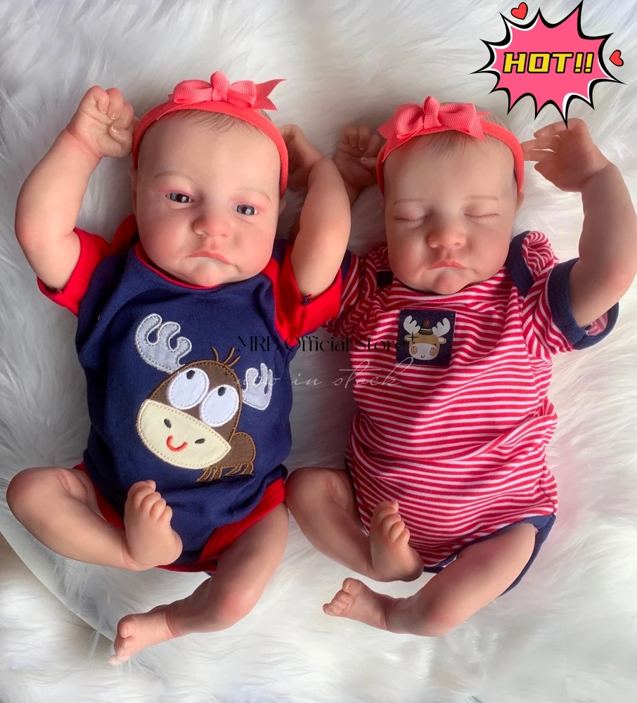 Готовая Кукла-младенец Реборн, 19 дюймов, с уже окрашенным рисунком, близнецы, Леви, Новорожденный ребенок, 3D Кожа, видимые вены, коллекционная художественная игрушка, фигурка, кукла 
Готовая Кукла-младенец Реборн, 19 дюймов, с уже окрашенным рисунком, близнецы, Леви, Новорожденный ребенок, 3D Кожа, видимые вены, коллекционная художественная игрушка, фигурка, кукла