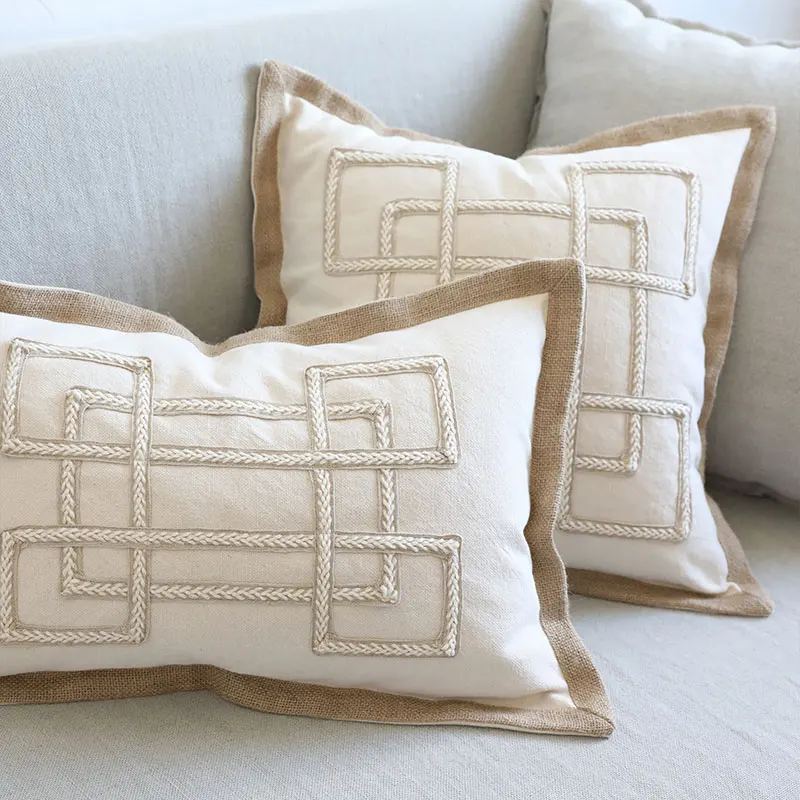 Cotton Embroidery Decorative Throw Pillow Cover Pillowcase for Home Couch Bedroom Geometric Flower Pattern Cushion Covers TJ7170
Cotton Embroidery Decorative Throw Pillow Cover Pillowcase for Home Couch Bedroom Geometric Flower Pattern Cushion Covers TJ7170